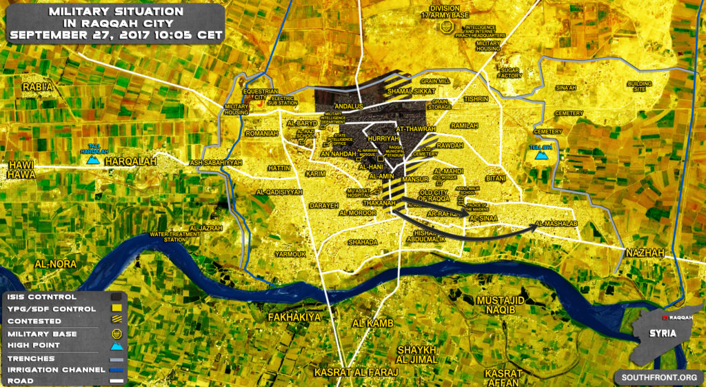 US-backed Forces Repel ISIS Attack In Raqqah, Kill 40 Militants (Map)