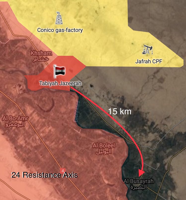 Syrian Government Forces Advance On Eastern Bank Of Euphrates, Capture Jadid Uqaydat (Map)