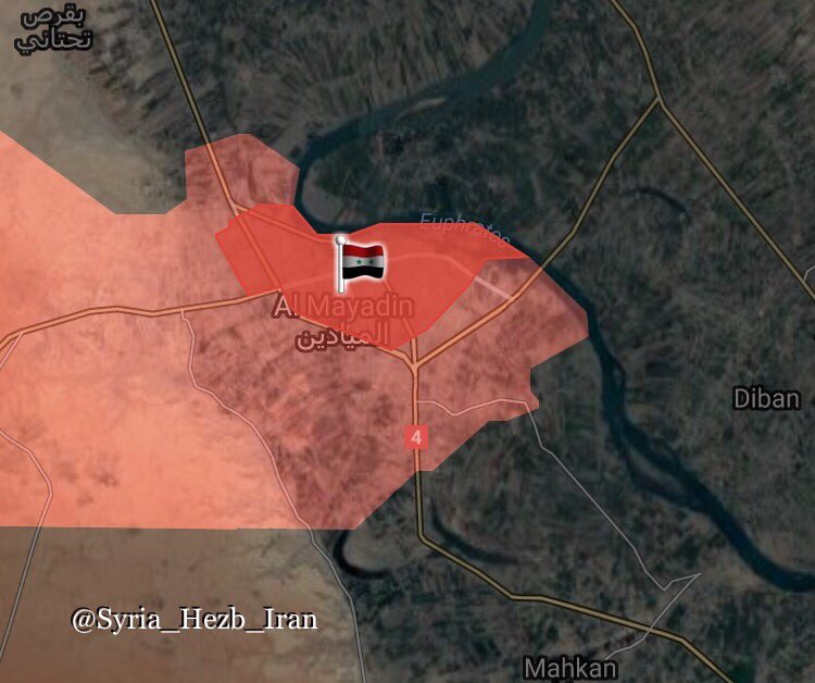 In Maps: Liberation Of Mayadin City From ISIS By Syrian Army
