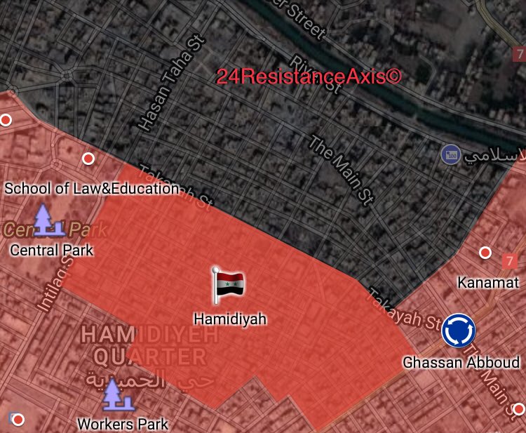Syrian Forces Liberated Al-Hamidiyah Neighborhood From ISIS In Deir Ezzor City (Map)