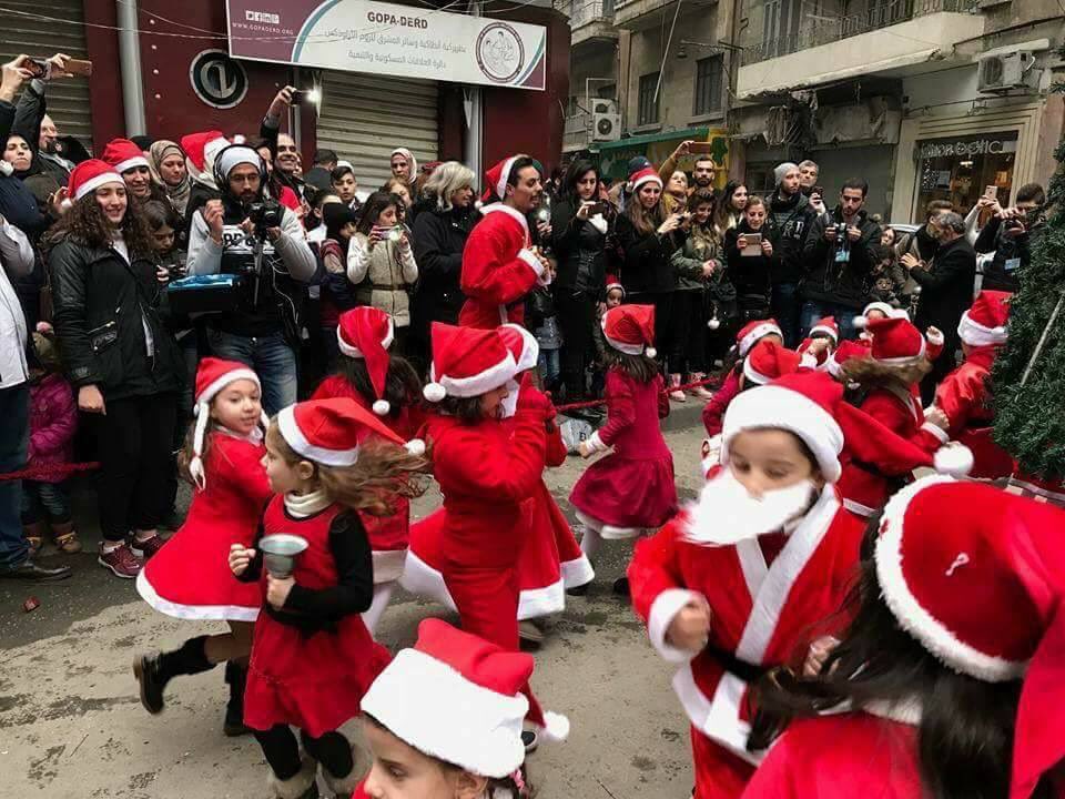 Photos: Christmas In Aleppo City "Occupied By Assad Regime"