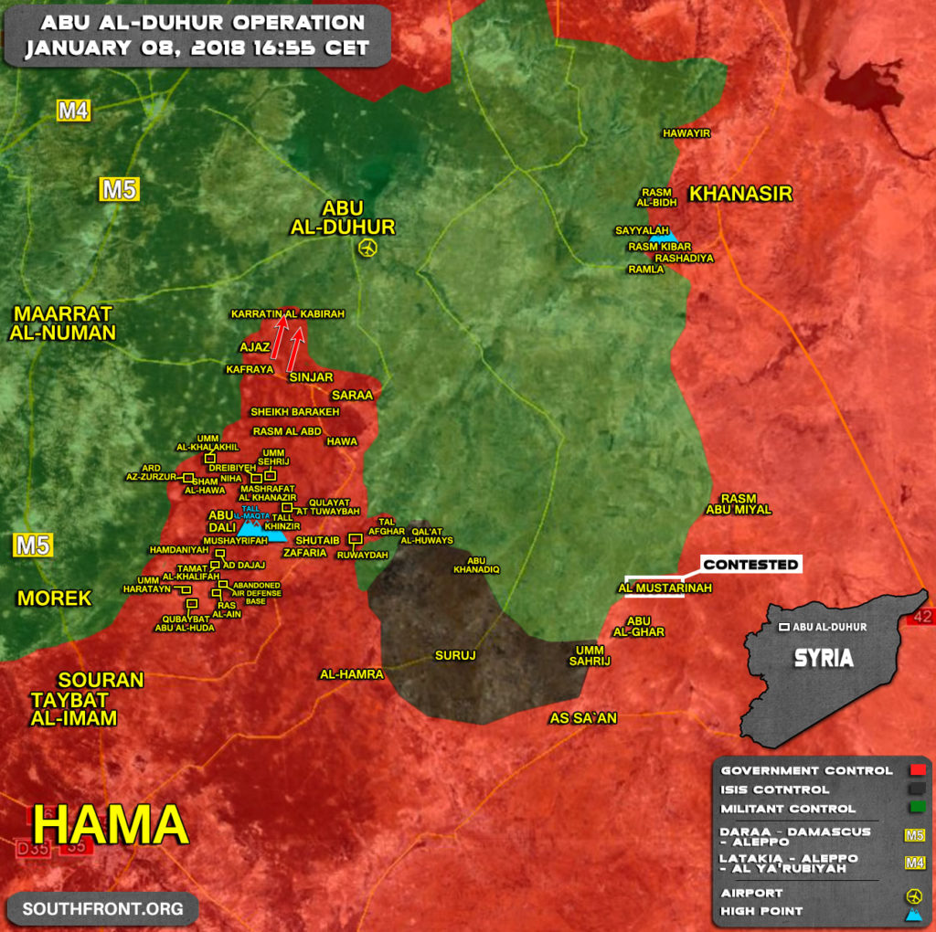 Map Update: Syrian Army Deploys In About 11km From Abu Al-Duhur Airbase After Major Advances In Southern Idlib
