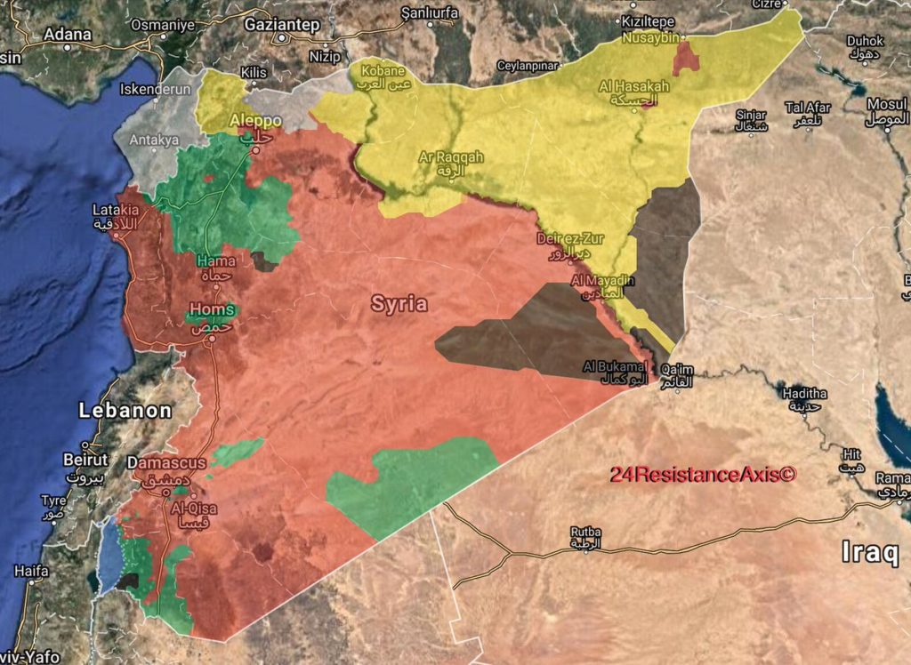 Map Update: General Look At Military Situation In Syria