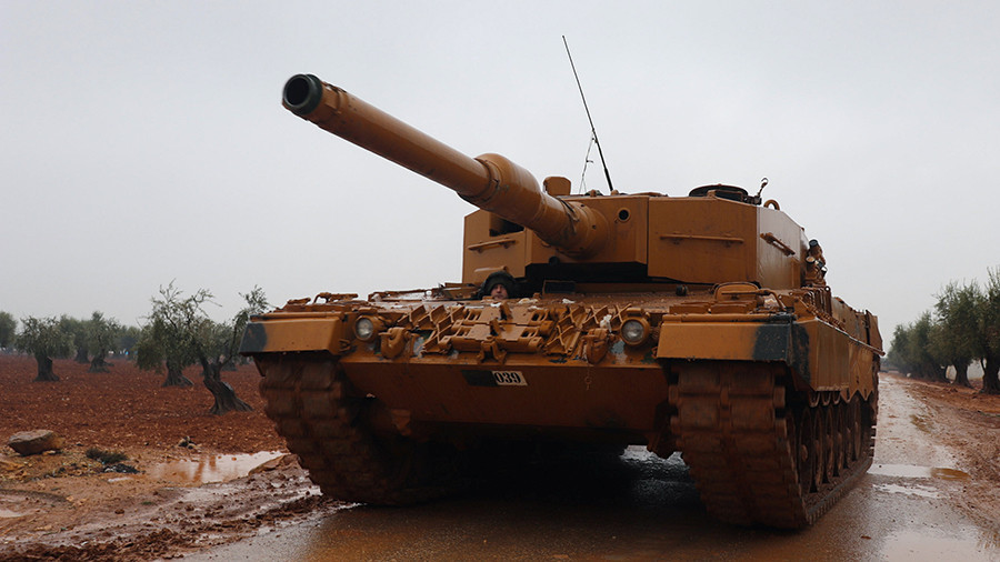 Turkish Military Deploys Large Reinforcements, Including Battle Tanks, In Key Base In Northern Syria