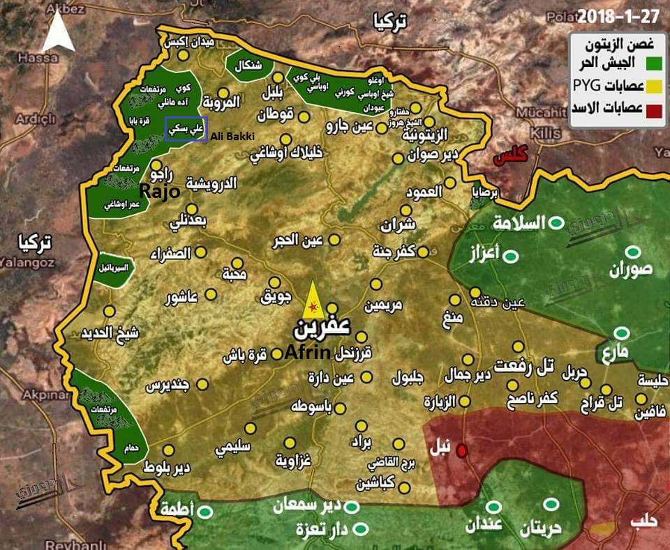 Turkish Army Makes New Gains North Of Afrin City (Map, Photos)