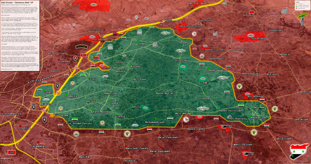 Eastern Ghouta: Brief Look At Upcoming Operation Damascus Steel