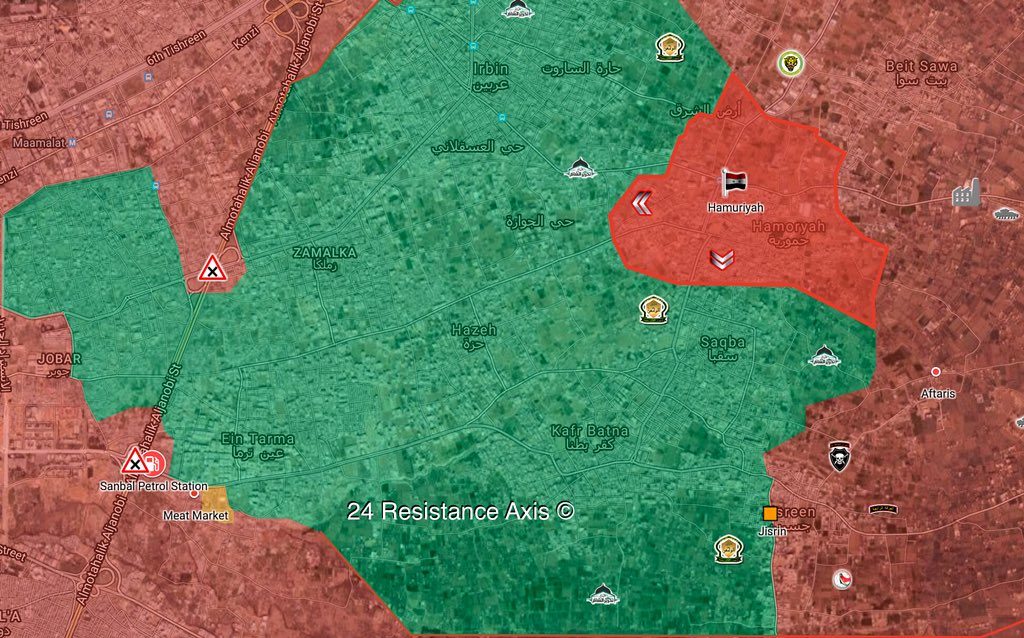 Syrian Army Liberates Another Town In Heart Of Eastern Ghouta, Evacuates 12,500 Civilians (Map, Video)