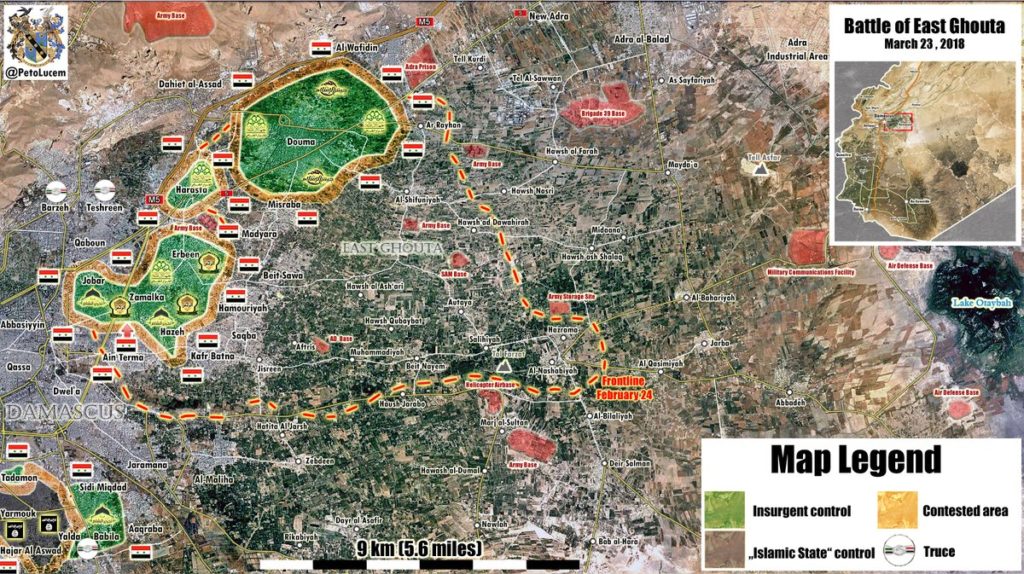 Map Update: Military Situation In Eastern Ghotua As Militants' Resistance Declines