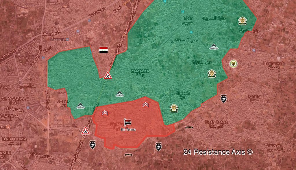 Overview Of Battle For Eastern Ghouta On March 24, 2018 (Maps, Video, Photos)