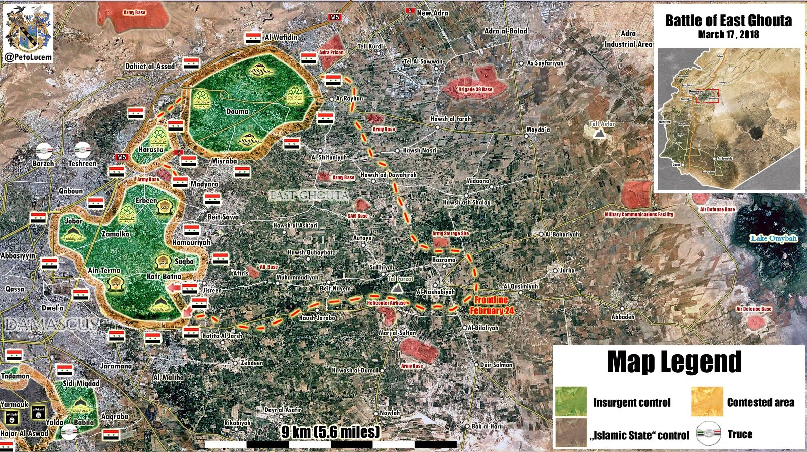 Syrian Army Advances Reportedly Liberates Two More Towns, Evacuates Thousands Of Civilians In Eastern Ghouta (Map, Photos)