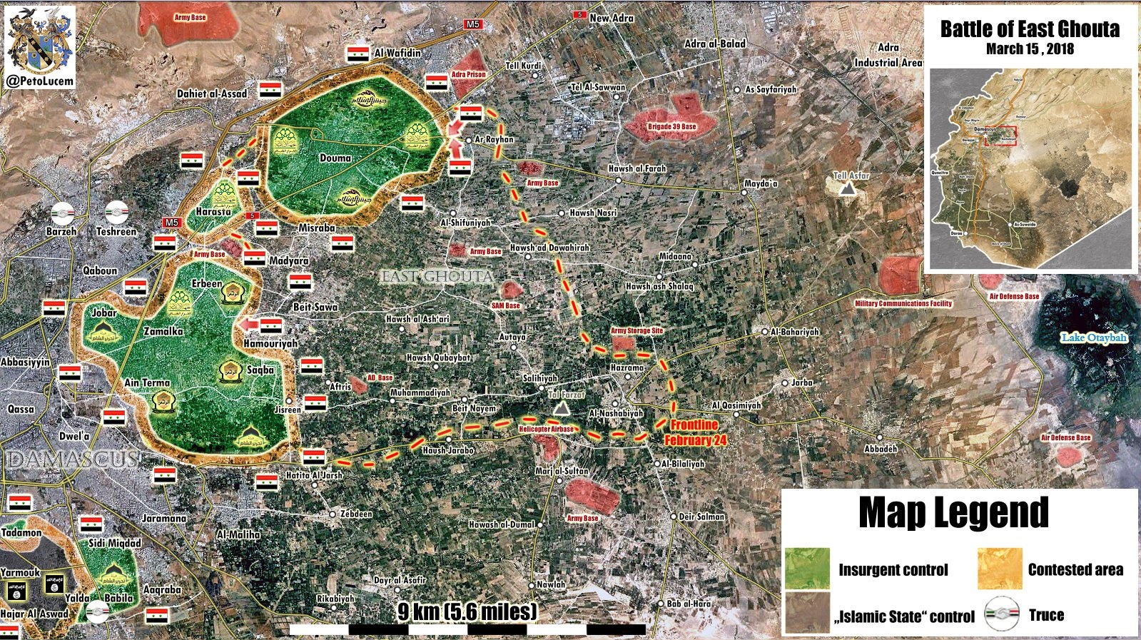 Syrian Army Captures Another Town In Eastern Ghouta From Jaysh al-Islam (Map)