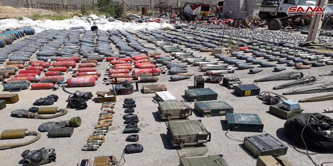 In Photos: Syrian Troops Recover Weapons, Medical Equipment From Liberated Areas In Southern Damascus