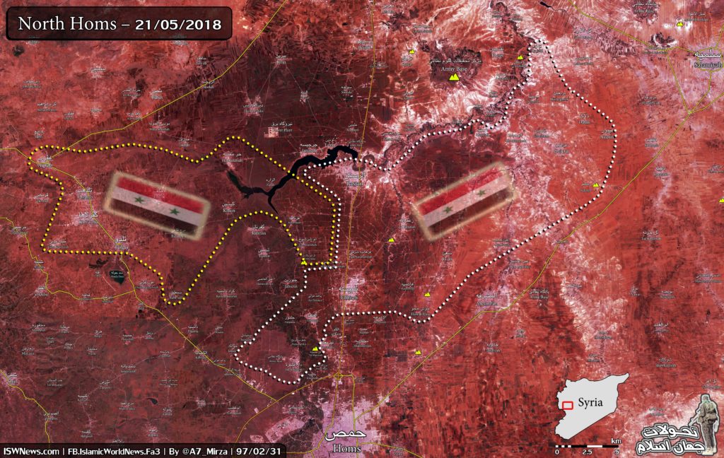Map Update: Military Situation In Northern Homs Following Liberation Of Rastan Pocket