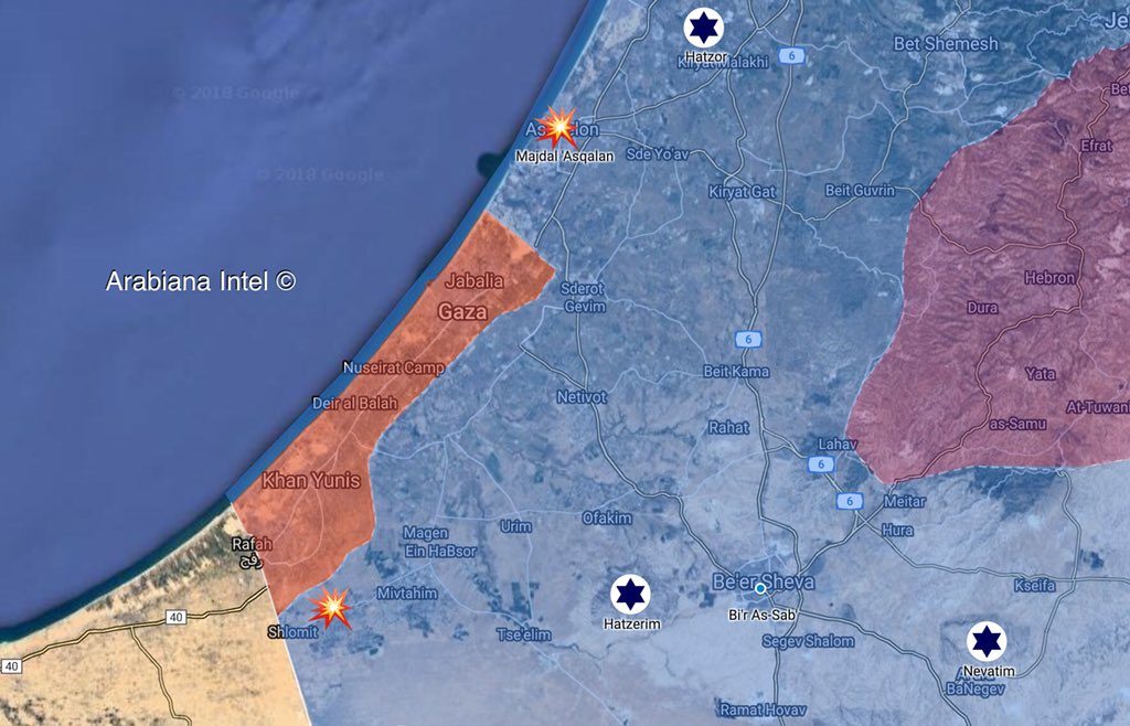 Palestinian Forces Carry Out Massive Shelling Of Israeli Targets. IDF Responds
