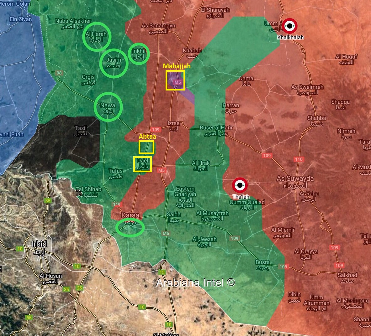 Russia And Syrian Army Send Final Warning To Militants In Several Key Towns In Daraa (Map)