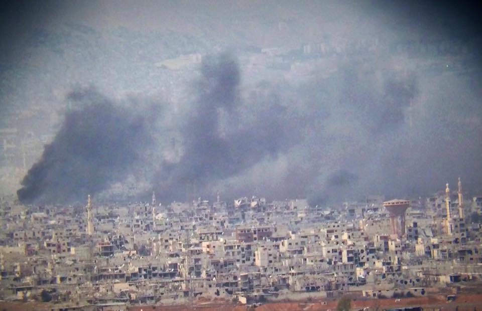ISIS Fighters Burn Their Headquarters In Southern Damascus Ahead Of Their Expected Withdrawal