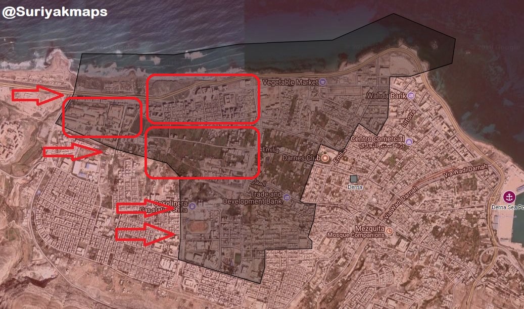 Libyan National Army's Advance To Capture Derna Is At Its Final Stage (Map)