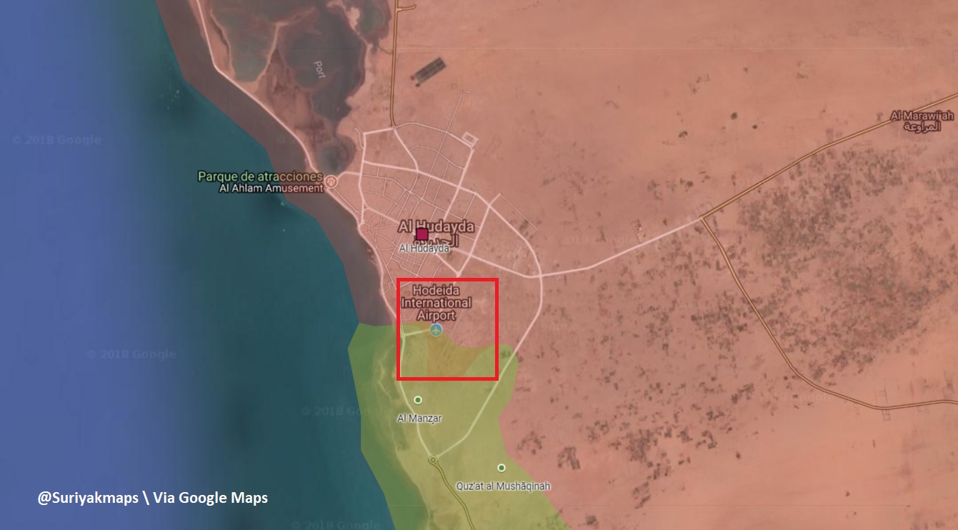 Saudi-led Coalition Captures Al-Hudaydah Airport, Repels Houthis Attack In al-Tuhayat (Photos, Map)