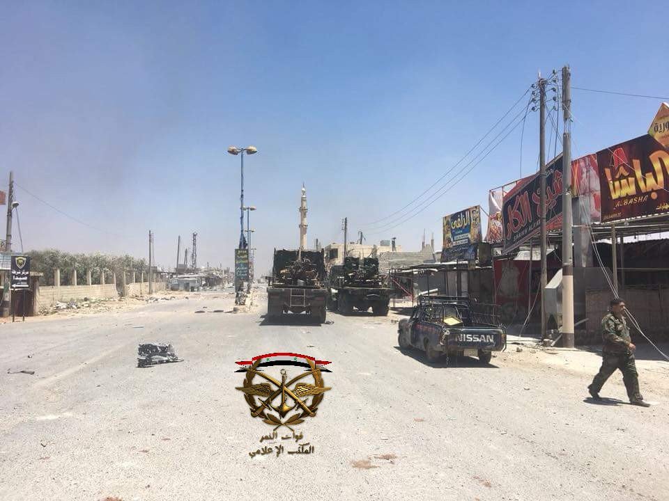 In Photos: Government Troops Liberate Saida Town In Syira's Daraa Province
