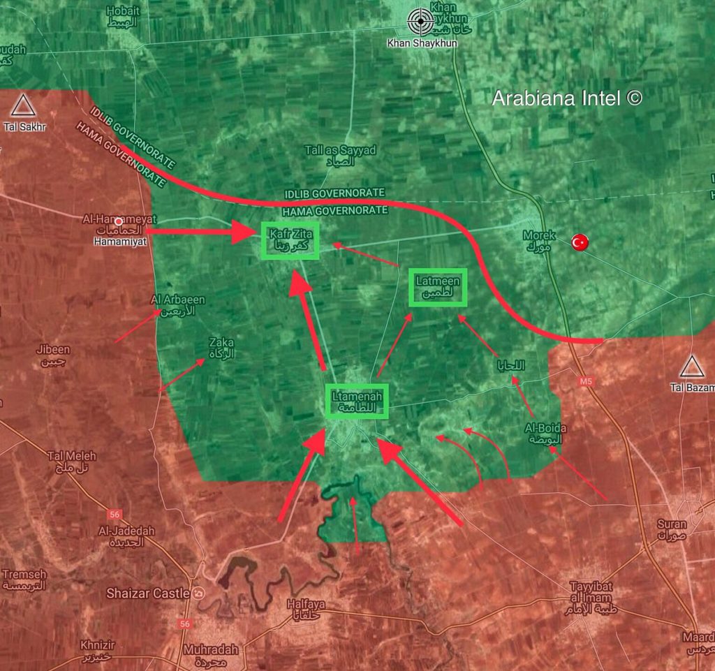 In Maps: Possible Scenario Of Syrian Army Advance In Idlib
