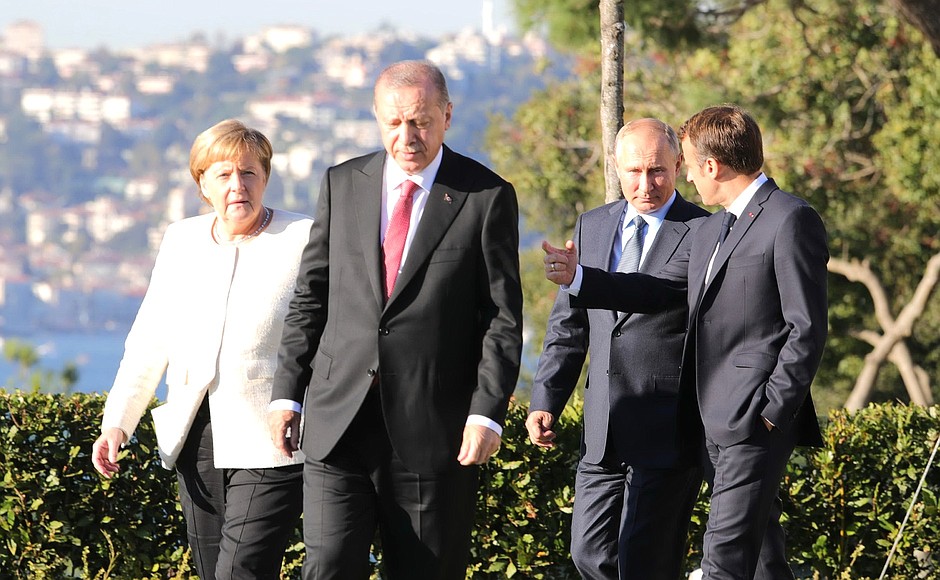 Russian, German, French, Turkish Leaders Meet In Istanbul To Discuss Syrian Conflict