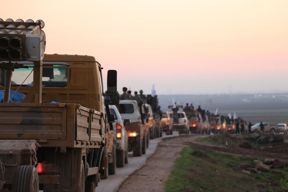 Photos, Videos: Turkish Military Build Up On Border With SDF-Held Part Of Syria