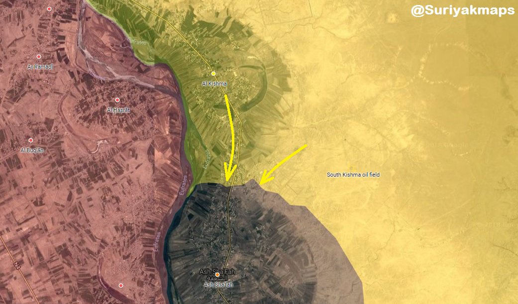 SDF Fighters Storm Another Key Town In Euphrates Valley (Map)