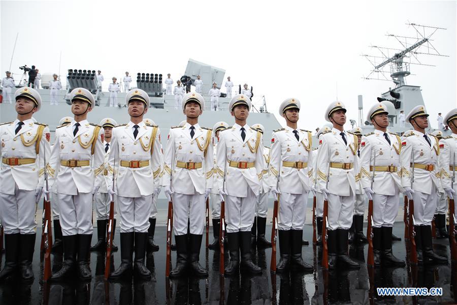 In Photos: Naval Oarade To Mark Chinese Navy's 70th Founding Anniversary
