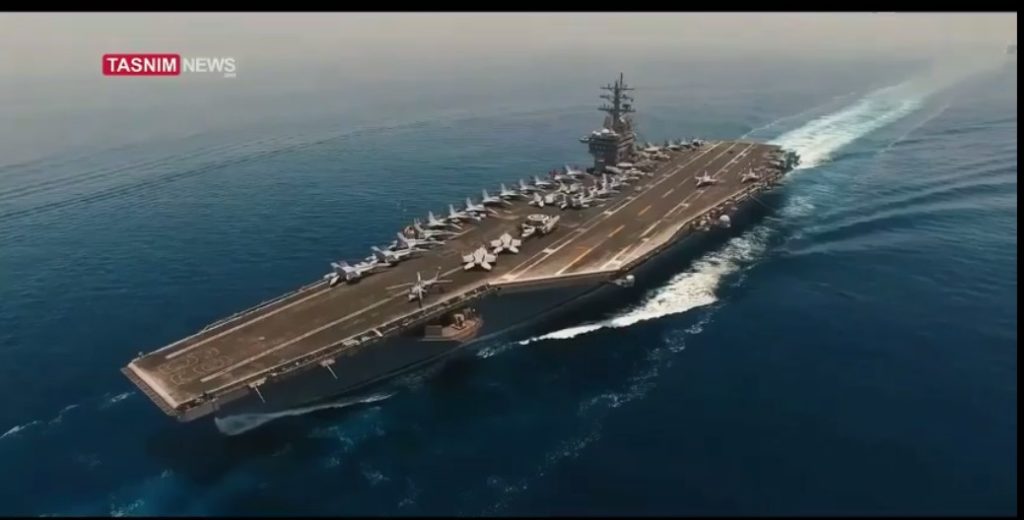 Iranian Media Claims Iranian Drone Made Close Surveillance Flight Over US Aircraft Carrier. 'Evidence' - Animated Video