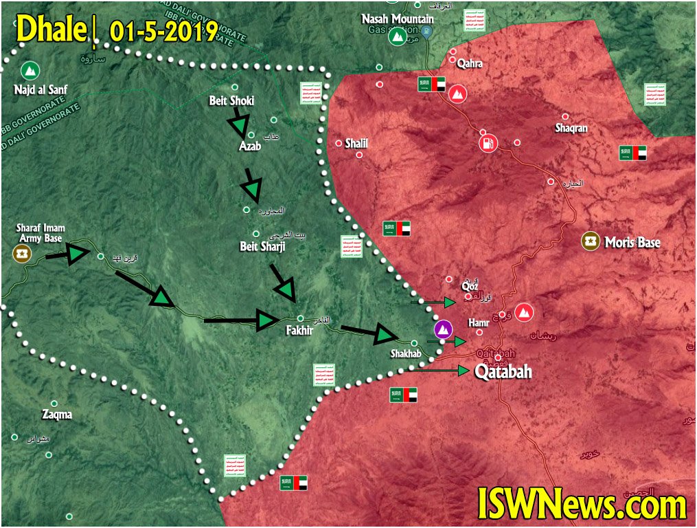 Ansar Allah Regained More Ground From Saudi-led Forces In Its Push To Recapture Yemen's Qatabah (Map Update)