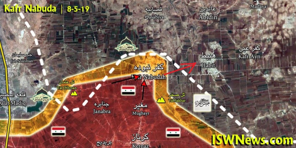 Government Forces Advance On Habit Amid Clashes North Of Kafr Nabudah (Map)
