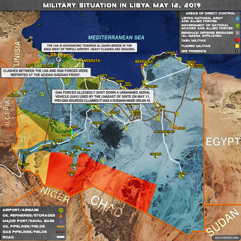 Military Situation In Libya On May 12, 2019 (Map Update)