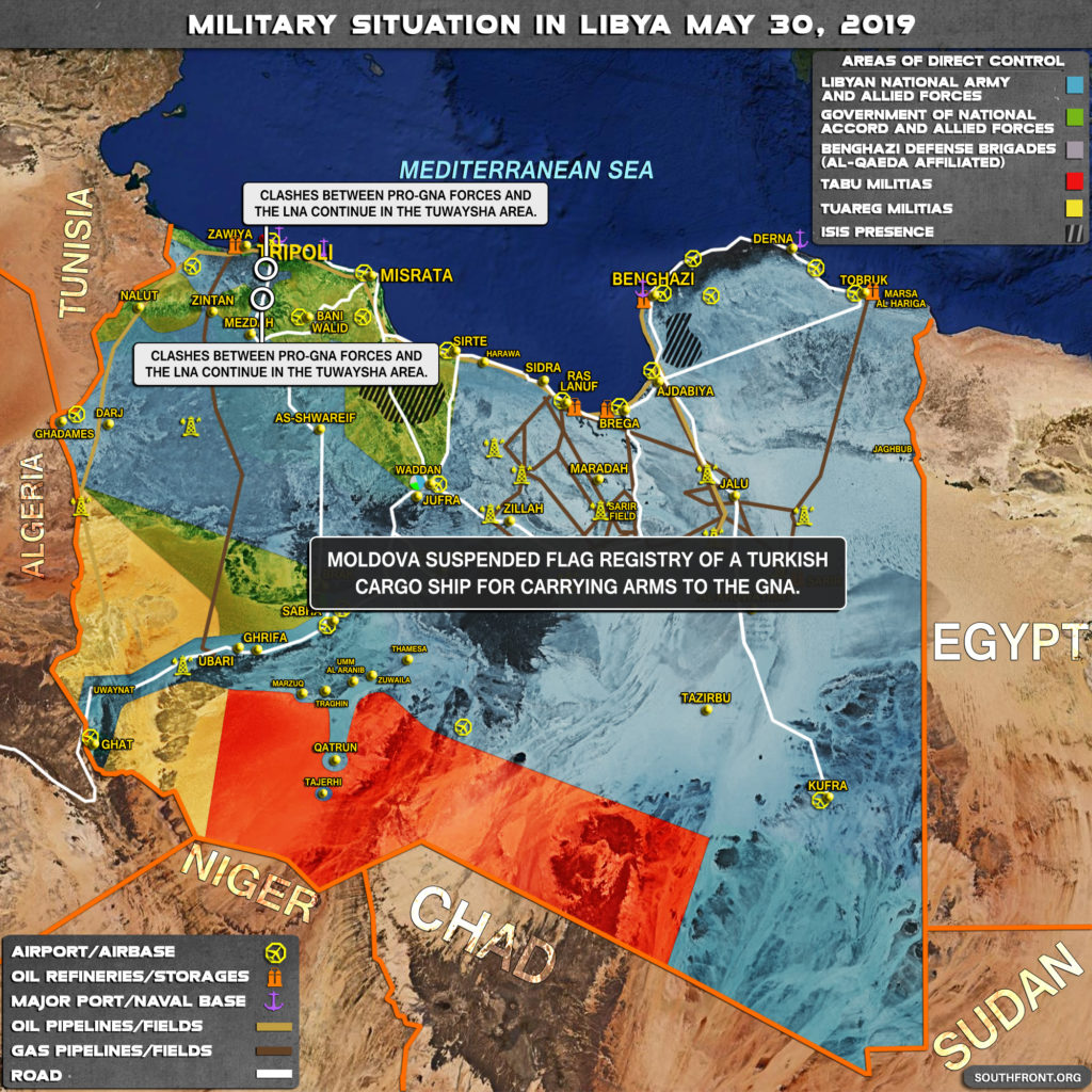 Map Update: Military Situation In Libya On May 30, 2019