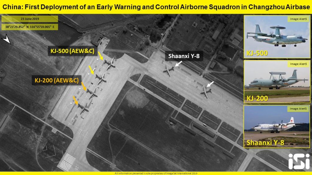 Satellite Images: China Deploys Early Warning And Control Airborne Aircraft And Fighter Jets To Reinforce Control Of Shipping Routes