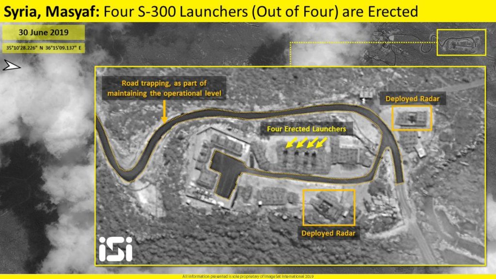 Fourth Launcher Erected At S-300 Positions In Syria's Masyaf (Satellite Image)