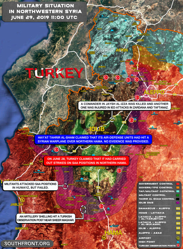 Situation In Northwestern Hama Remains Tense Despite 'Ceasefire' (Map Update)