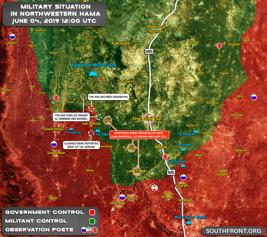 Government Troops Secured Qasabiyah In Northwestern Hama (Map Update)