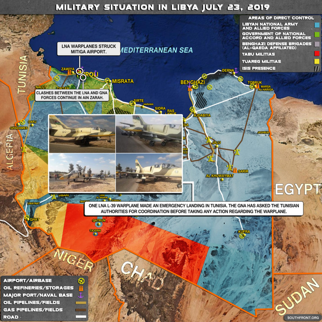 Military Situation In Libya On July 23, 2019 (Map Update)