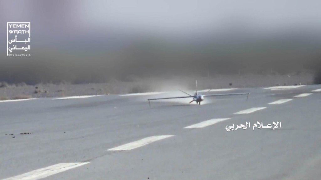 Houthis Rlease Videos Showing Their New Drones In Action