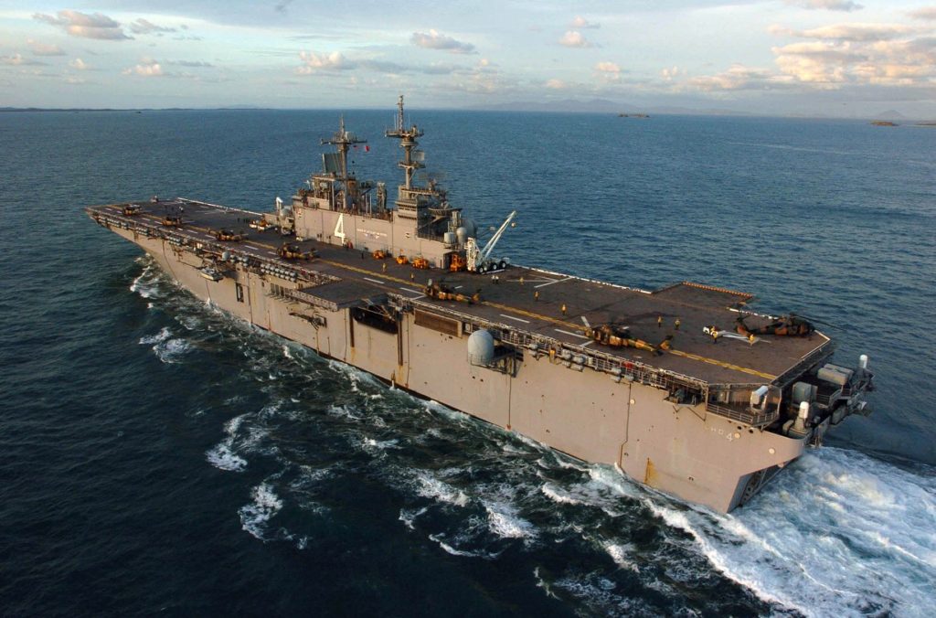 US Claims Its USS Boxer Downed Iranian Drone Over Strait Of Hormuz