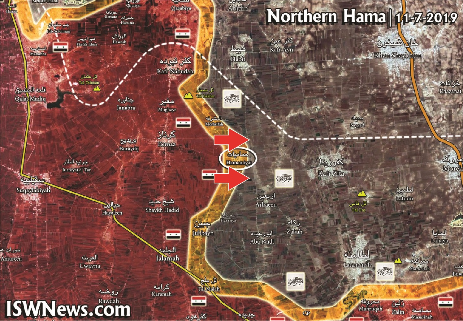Syrian Army Recaptures al-Hamameyat And Its Hill In Northern Hama, Kills Dozens Of Militants