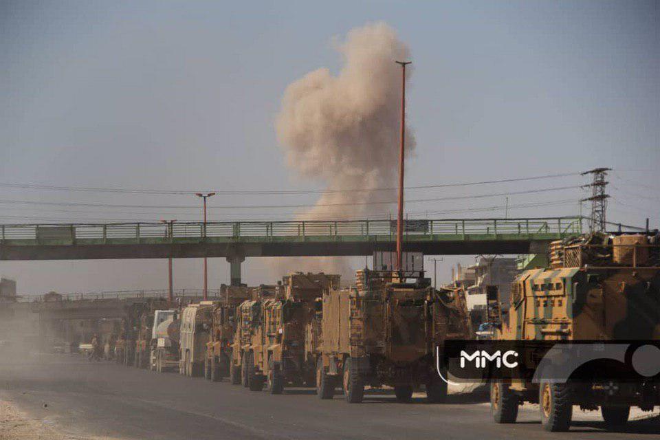 Turkish Military Convoy Hurrying Up To Rescue Militants In Khan Shaykhun. Syria Responds With Warning Airstrikes