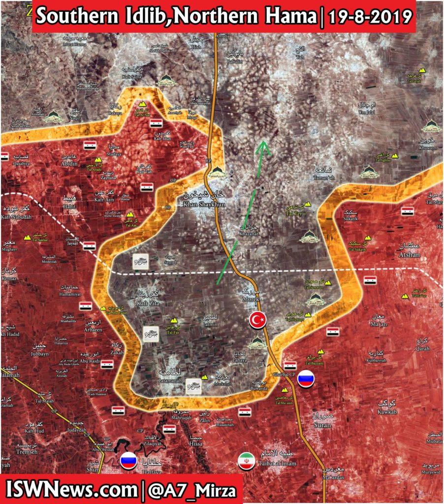 Militants Are Withdrawing From Towns In Northern Hama Fearing Inevitable Fall Of Khan Shaykhun: Reports