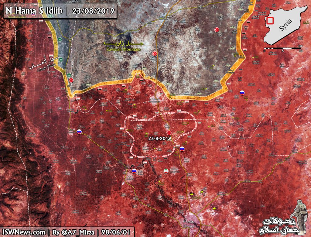 Map Update: Government Troops Fully Liberated Northern Hama Pocket