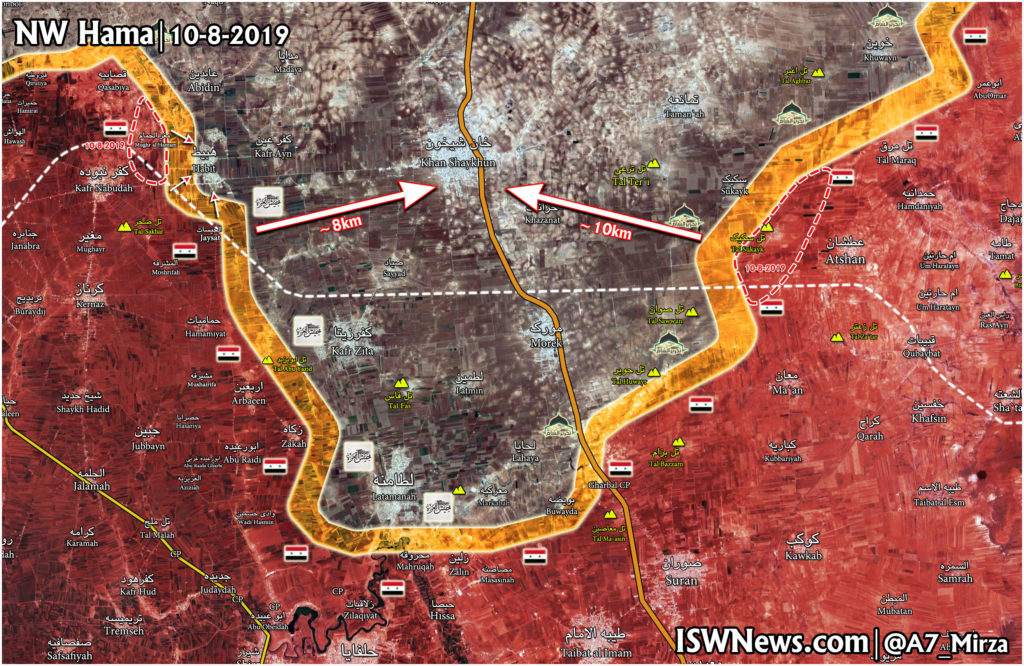 Government Troops Liberate Two More Villages From Militants In Northern Hama (Map)