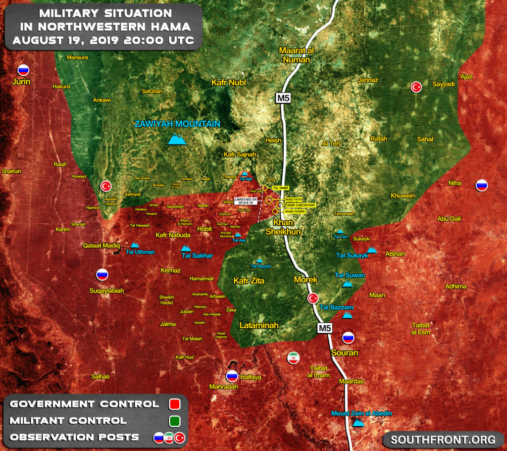 Government Troops Are Storming Khan Shaykhun After Cutting Off M5 Highway North Of It (Maps)
