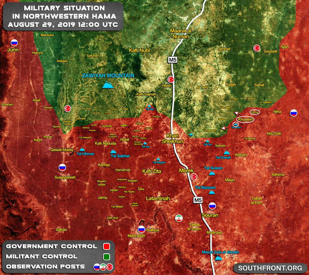 Map Update: New Phase Of Syrian Army's Advance In Southern Idlib