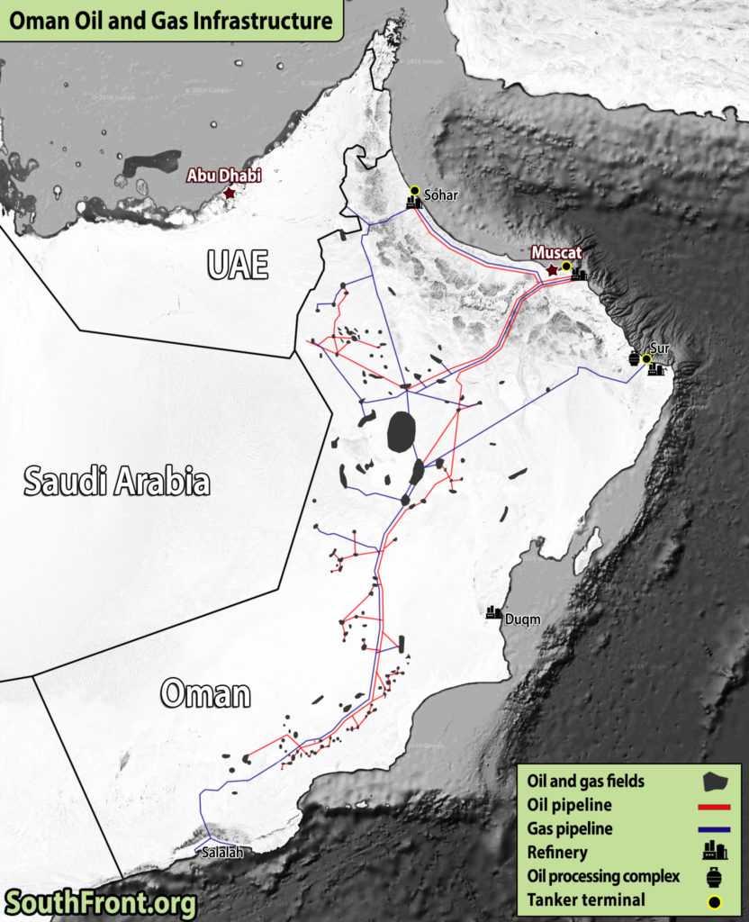 Oman Oil And Gas Infrastructure (Map Update)