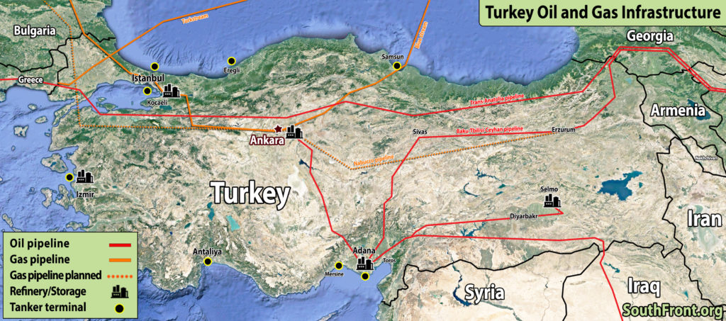 Turkish Oil And Gas Infrastructure (Map Update)