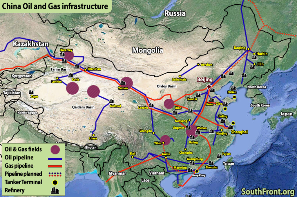 China Oil And Gas Infrastructure (Map Update)